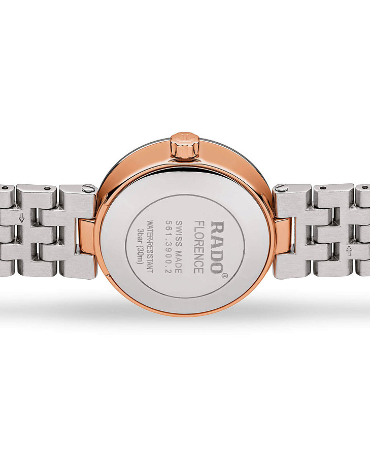 Часы Rado Florence Automatic Diamonds R48900733 — механические, металл сталь