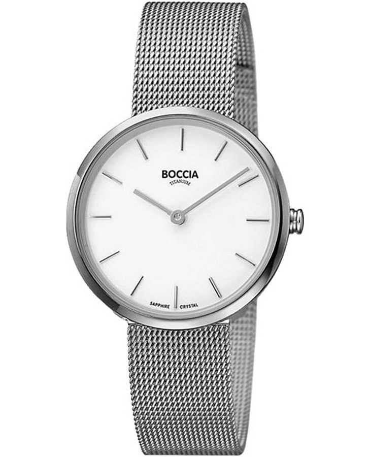 Часы Boccia Titanium 3279-04 — женские, белый