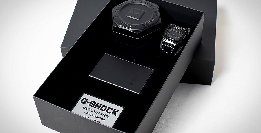 Часы Casio G-Shock GMW-B5000GDLTD-1 — сталь металл, сталь с ip покрытием
