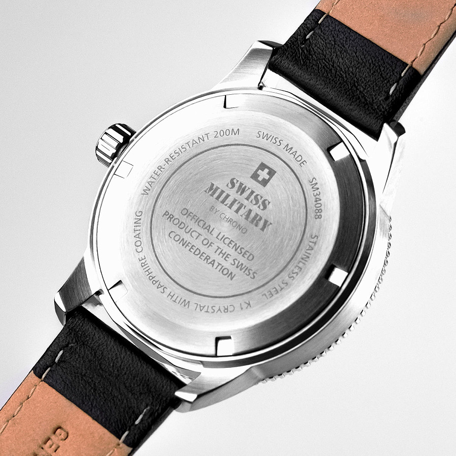 Часы Swiss Military by Chrono Сверхточные SM34088.06 — артикул SM34088.06