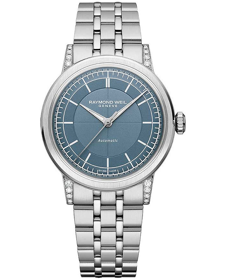 Часы Raymond Weil 2125-STS-50011 — женские, голубой