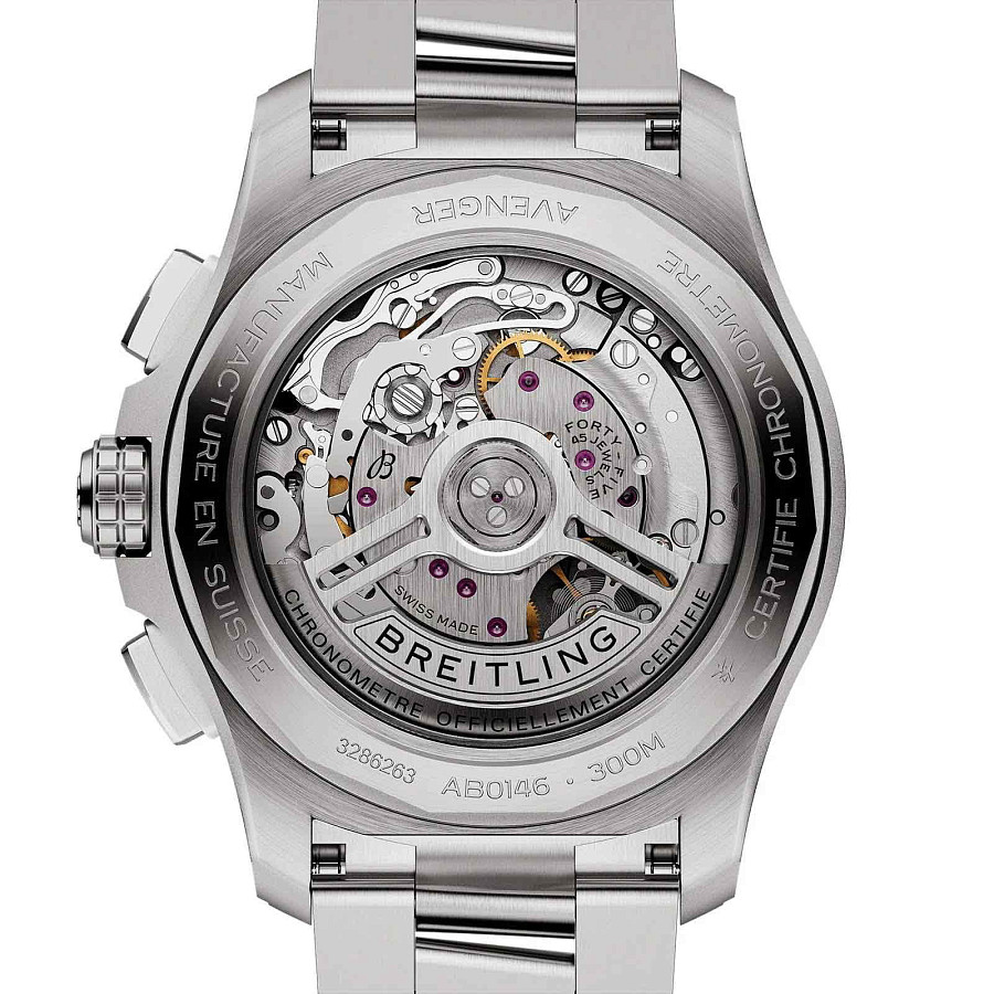 Часы Breitling Avenger B01 Chronograph 42 mm AB0146101C1A1 — нержавеющая сталь, мужские