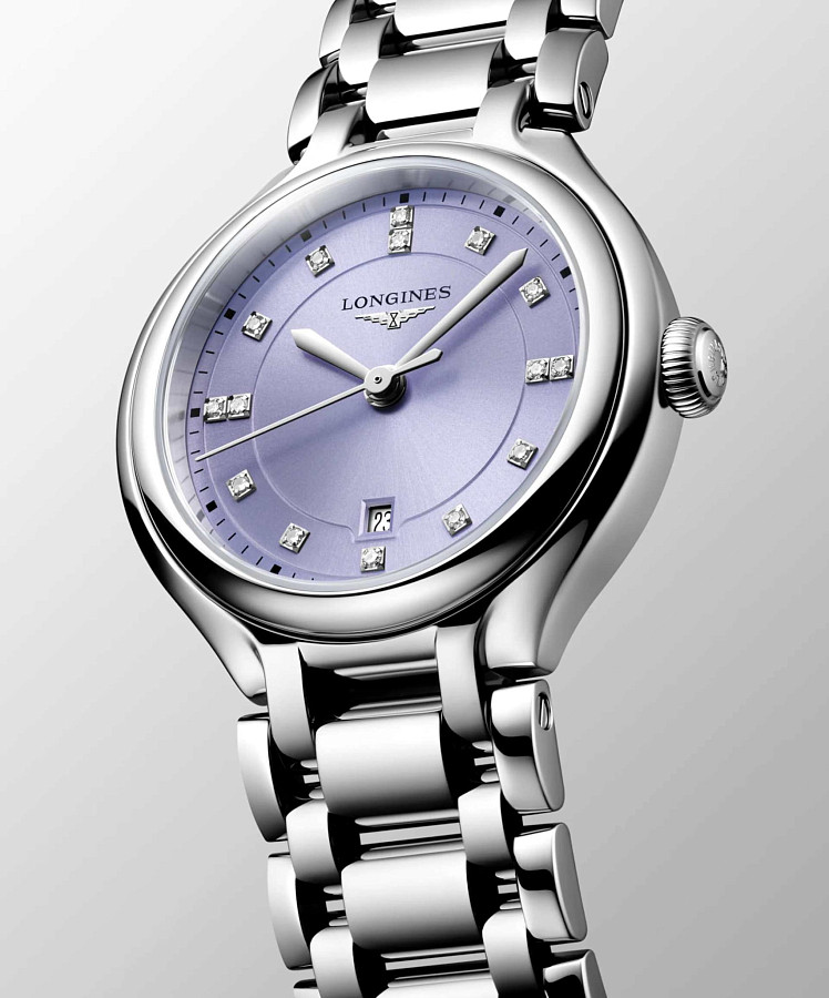 Часы Longines PrimaLuna L8.142.4.07.6 — кварцевые, сталь металл