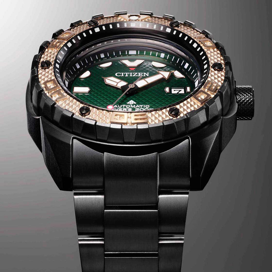 Часы Citizen Promaster NB6008-82X — мужские, титановый c dlc покрытием