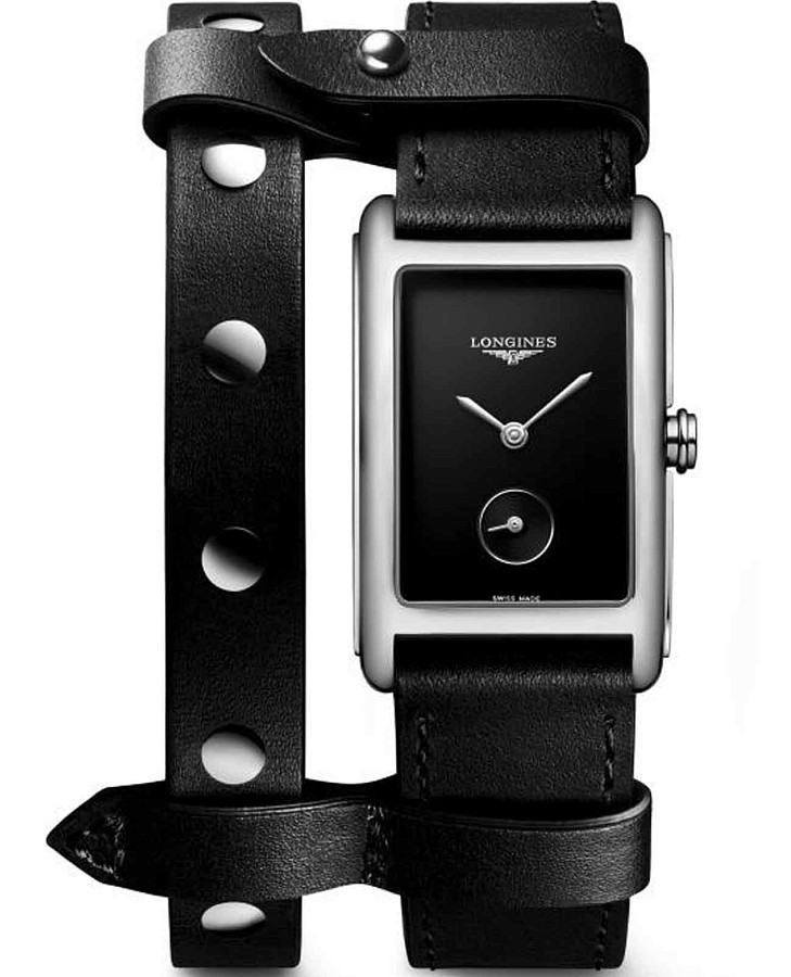 Часы Longines DolceVita L5.512.4.59.2 — женские, черный