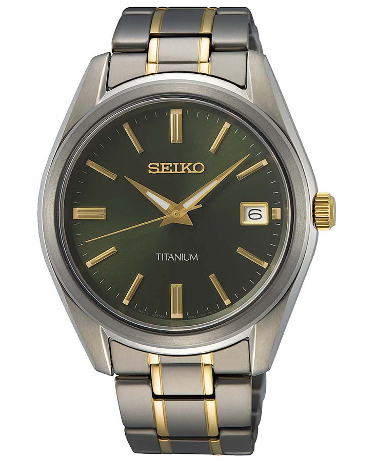 Часы Seiko Conceptual Series Dress SUR377P1 — мужские, зеленый