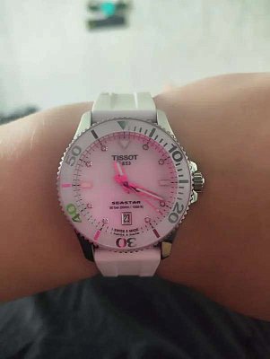Фото покупателя: Швейцарские наручные часы Tissot Seastar 1000 T120.210.17.116.00 с хронографом