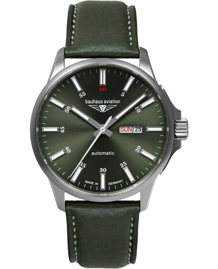 Часы Bauhaus Aviation 28664 — мужские, зеленый