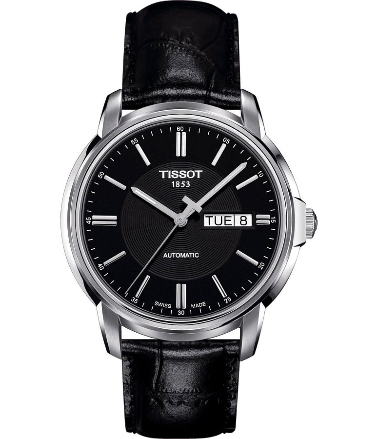Часы Tissot Automatics III T065.430.16.051.00 — мужские, черный