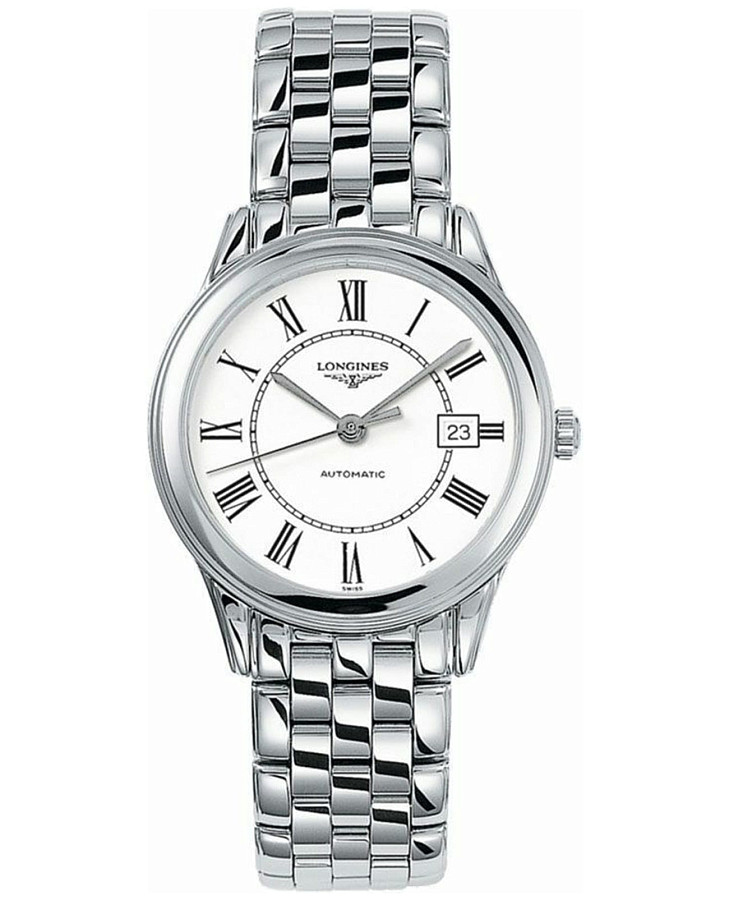 Часы Longines Flagship L4.774.4.21.6 — мужские, белый