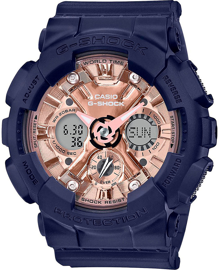 Часы Casio G-Shock GMA-S120MF-2A2 — женские, золотистый