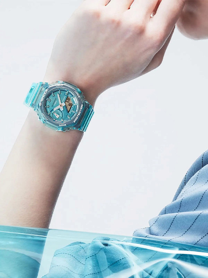 Часы Casio G-Shock GMA-S2100SK-2A — электронные, пластик