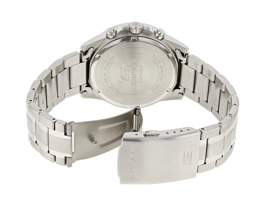 Часы Casio Edifice EFV-540D-1AVUDF (EFV-540D-1A) — металл сталь, Япония