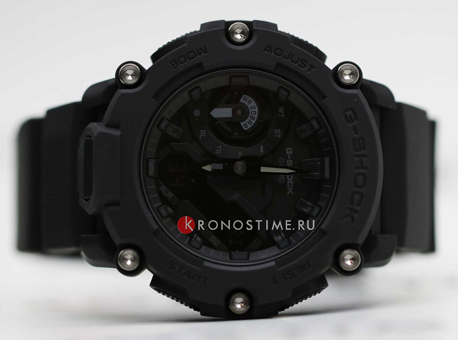 Часы Casio G-Shock GA-2200BB-1ADR (GA-2200BB-1AER) — электронные, Япония, мужские