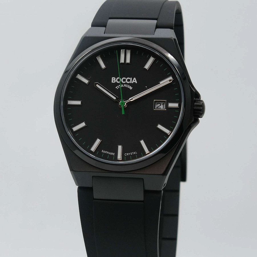 Часы Boccia Titanium Circle-Oval 3667-04 — кварцевые, титан