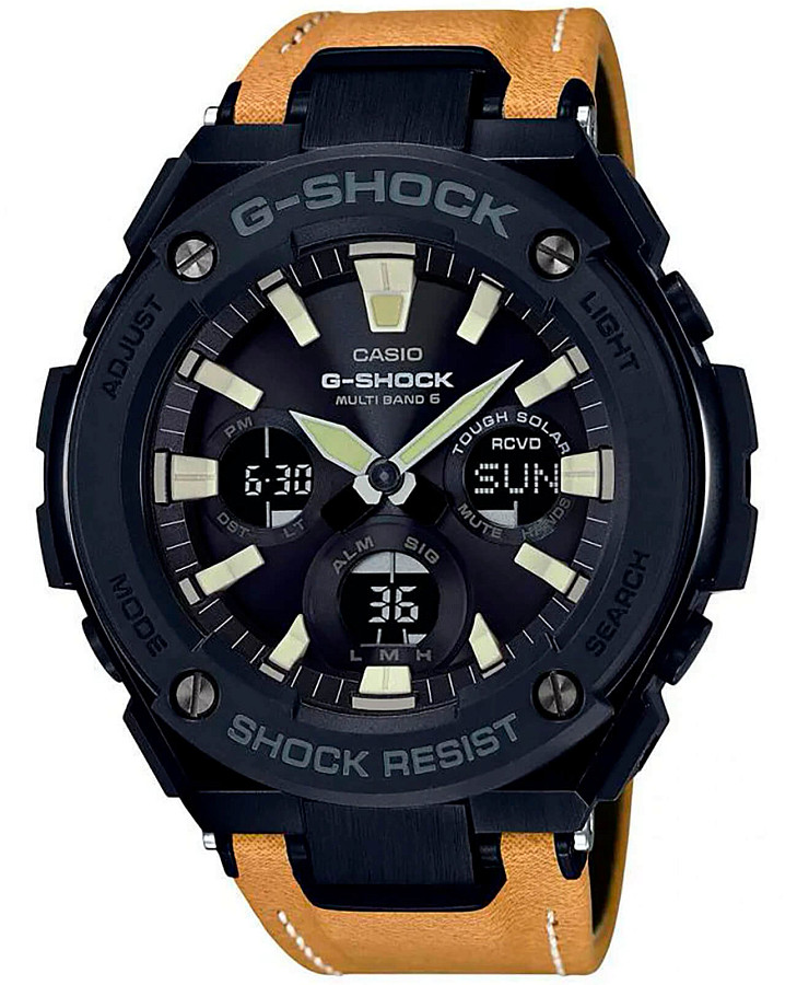 Часы Casio G-Shock GST-W120L-1B — мужские, черный
