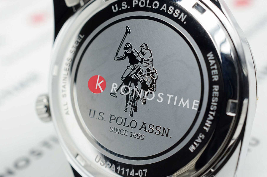 Часы U.S. Polo Assn. USPA1114-07 — мужские, нержавеющая сталь