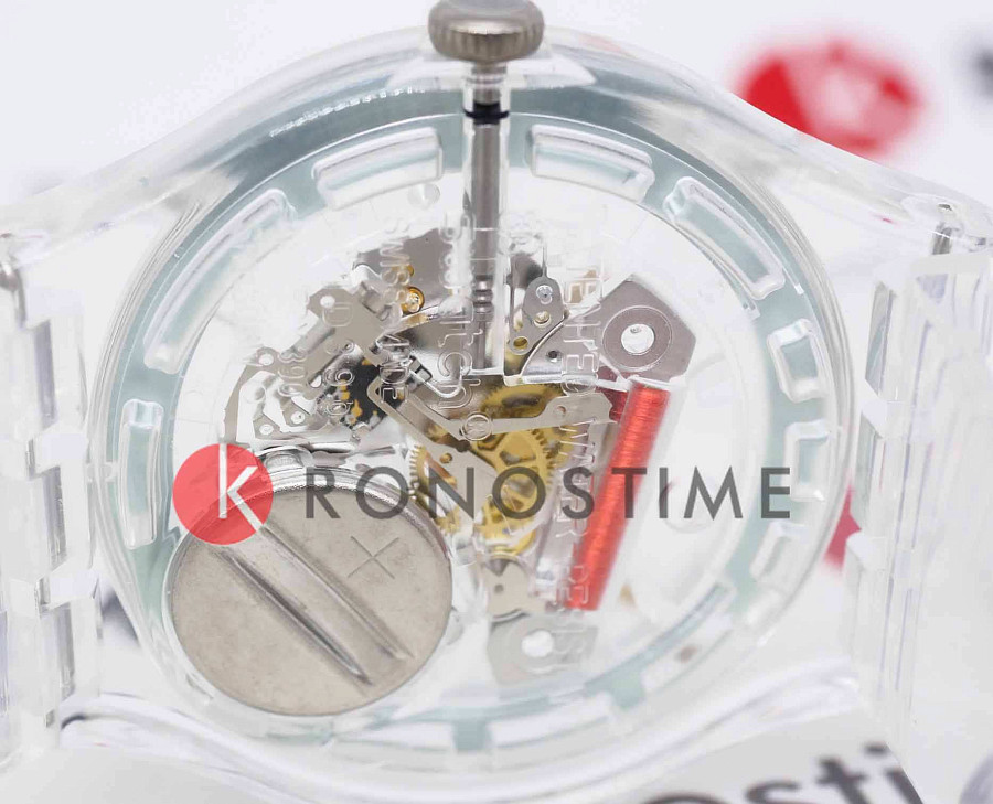 Часы Swatch Clearly New Gent SO29K100-S06 — Швейцария, кварцевые