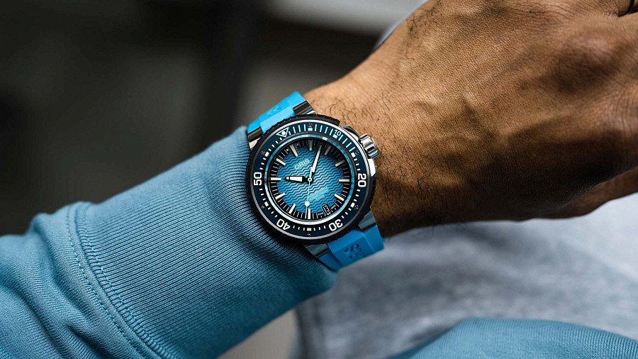 Часы Oris Aquis PRO 4000M 01 400 7777 7155-Set — Швейцария, механические