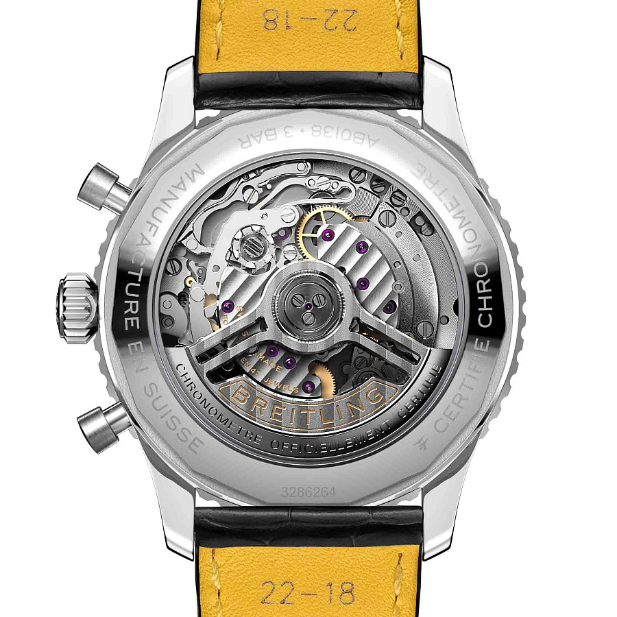 Часы Breitling Navitimer B01 Chronograph 43 AB0138241G1P1 — механические, сталь металл