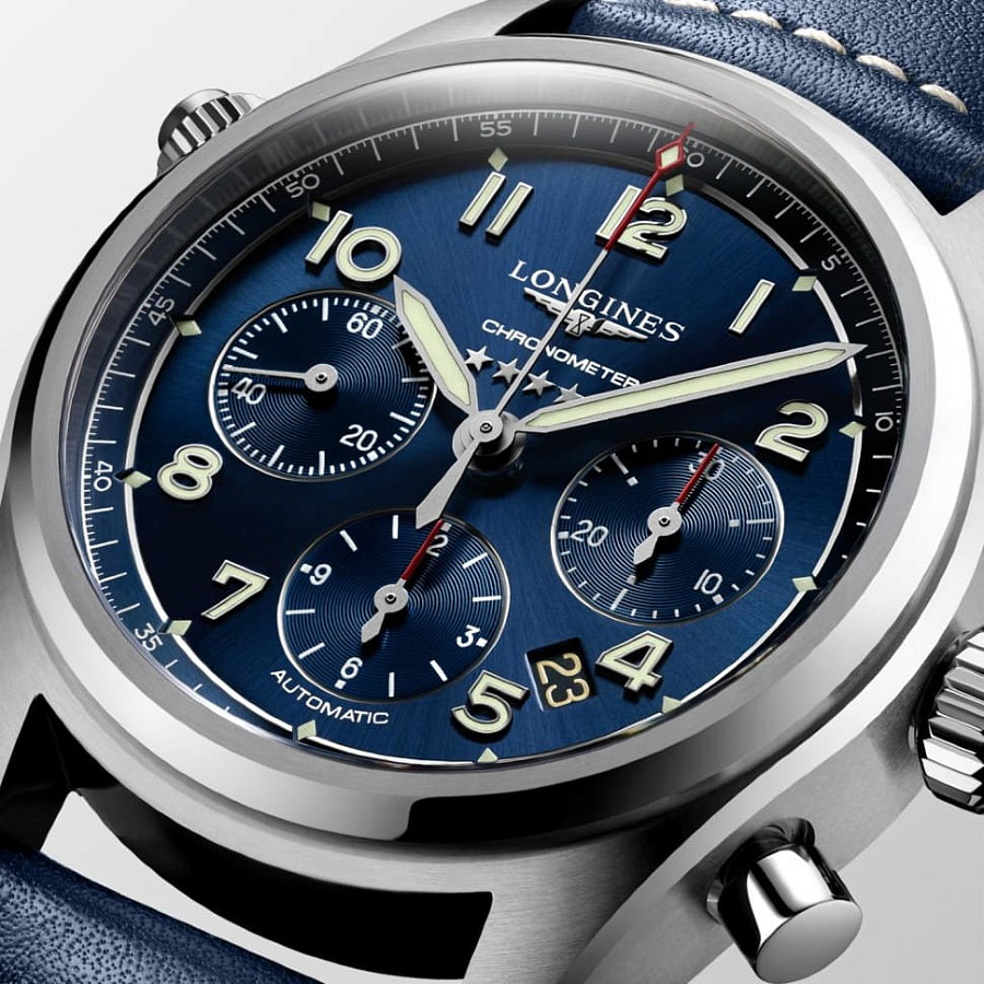 Часы Longines Spirit L3.820.4.93.3 — механические, сталь металл