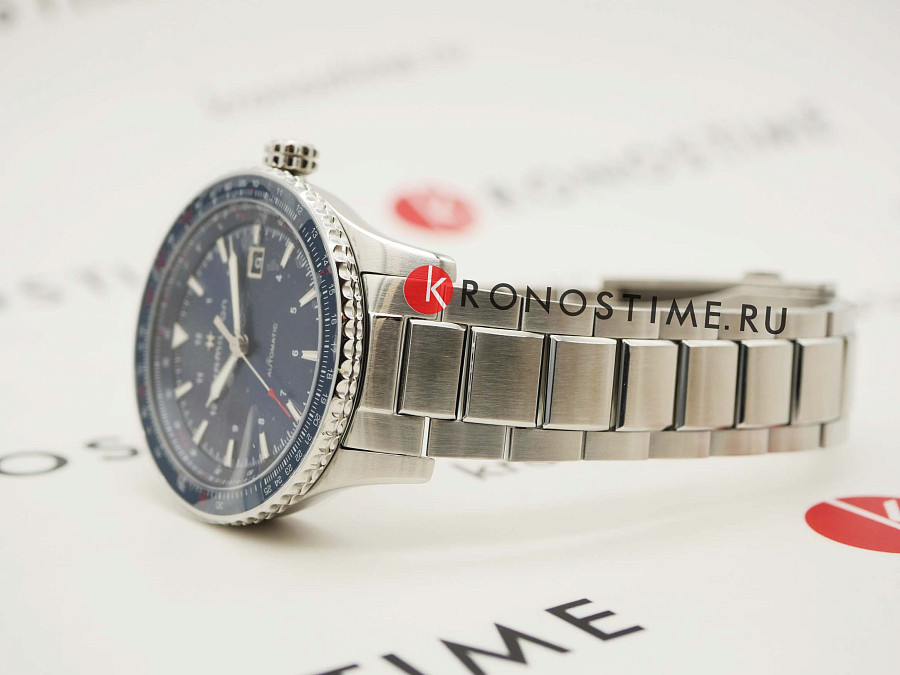 Часы Hamilton Khaki Aviation Converter Auto H76645140 — мужские, нержавеющая сталь