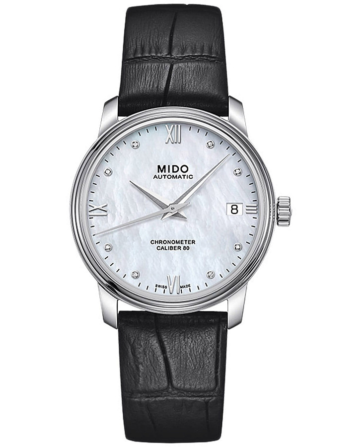 Часы Mido Baroncelli M027.208.16.106.00 — женские, перламутровый