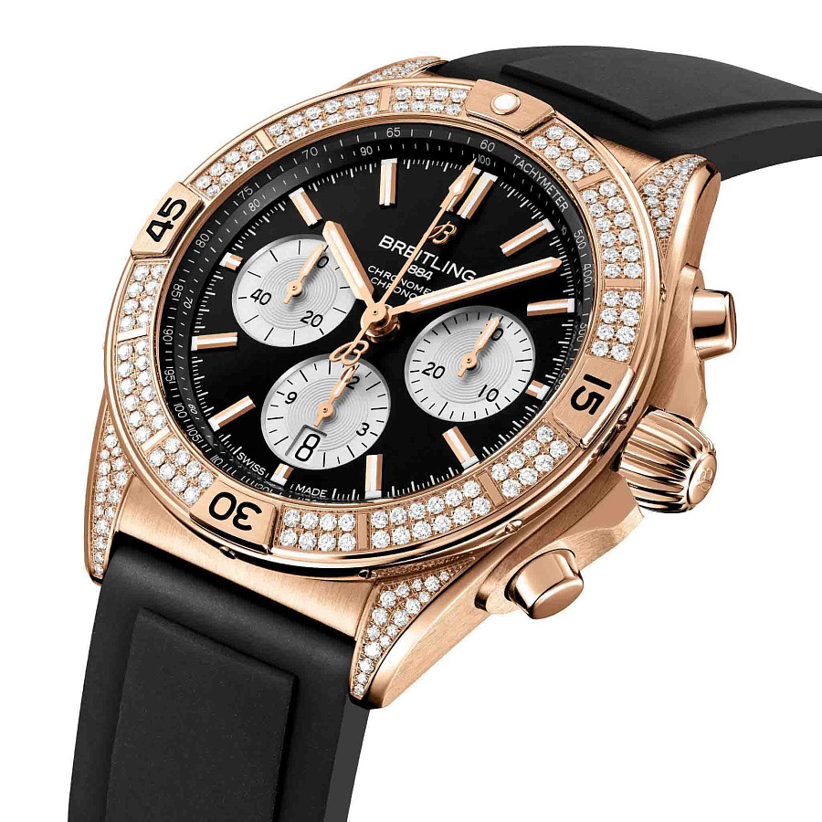 Часы Breitling Chronomat B01 42 mm RB0134721B1S1 — механические, золото
