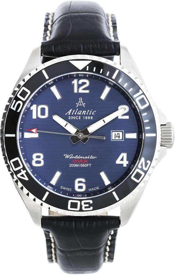Часы Atlantic 55370.47.55S — кварцевые, сталь металл