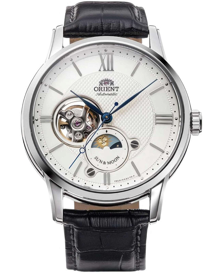 Часы Orient Sun & Moon Classic RA-AS0003S10 (RN-AS0003S) — мужские, бежевый