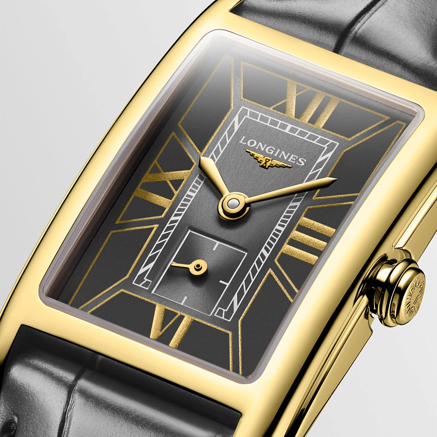Часы Longines DolceVita L5.255.6.75.2 — кварцевые, металл золото