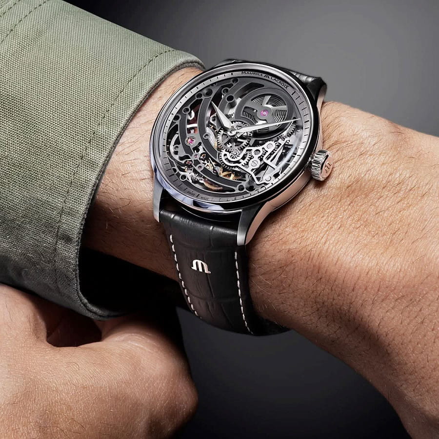 Часы Maurice Lacroix 1975 Master Skeleton 758108-SS001-090-2 — артикул 758108-SS001-090-2