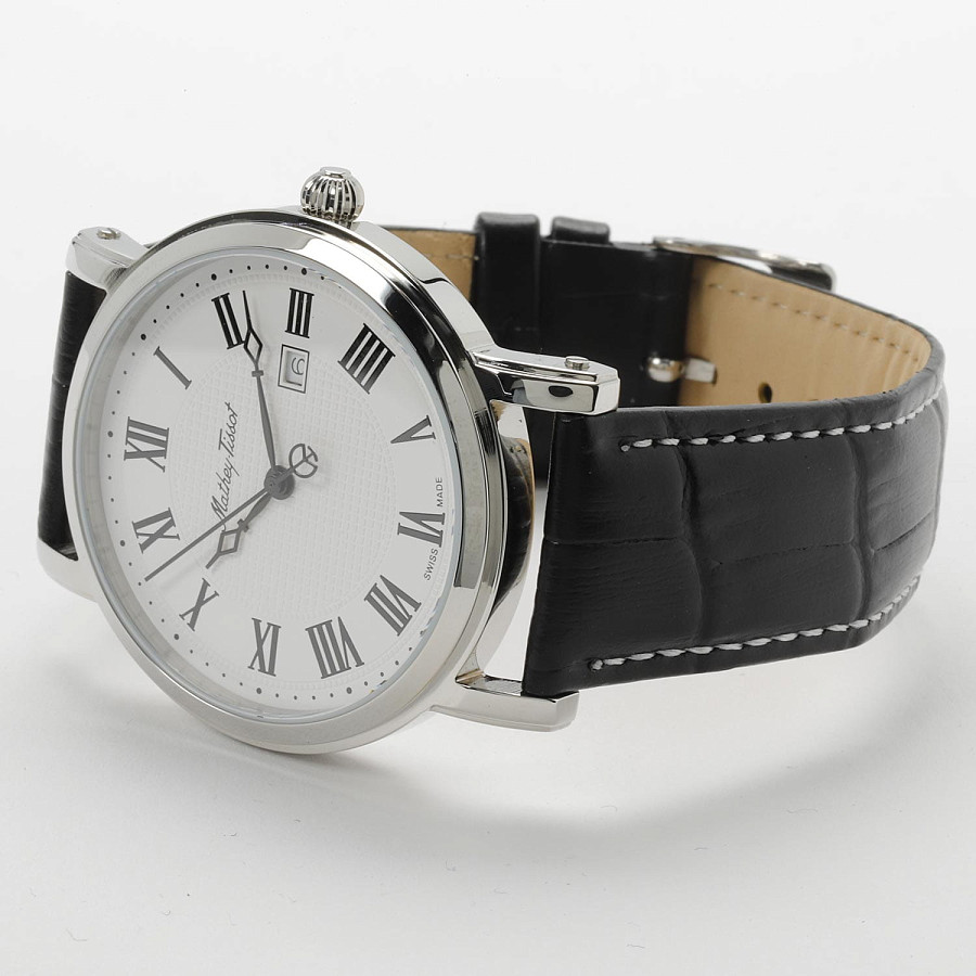 Часы Mathey-Tissot City Leather HB611251ABR — кожаный, мужские