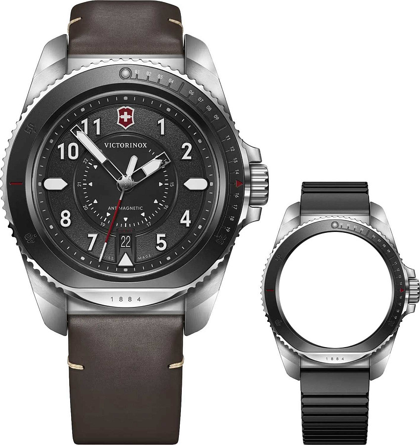 Часы Victorinox Journey 1884 241976.1 — черный, сталь металл