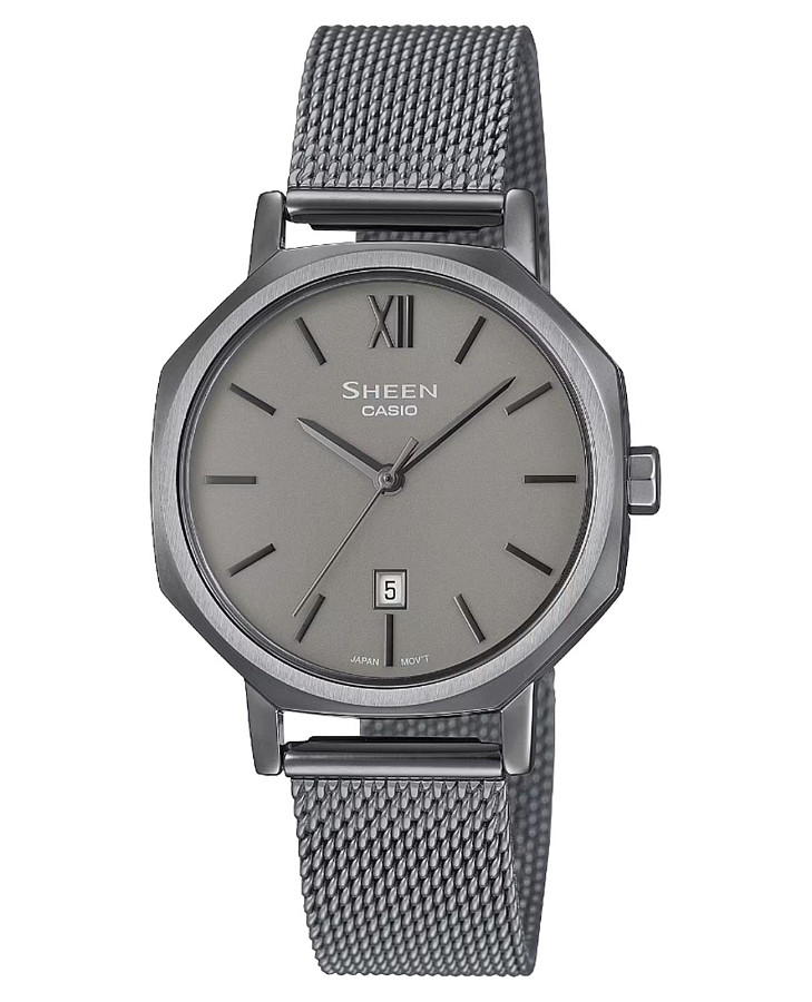 Часы Casio Sheen SHE-4554GYM-8AUDF (SHE-4554GYM-8A) — женские, серебристый