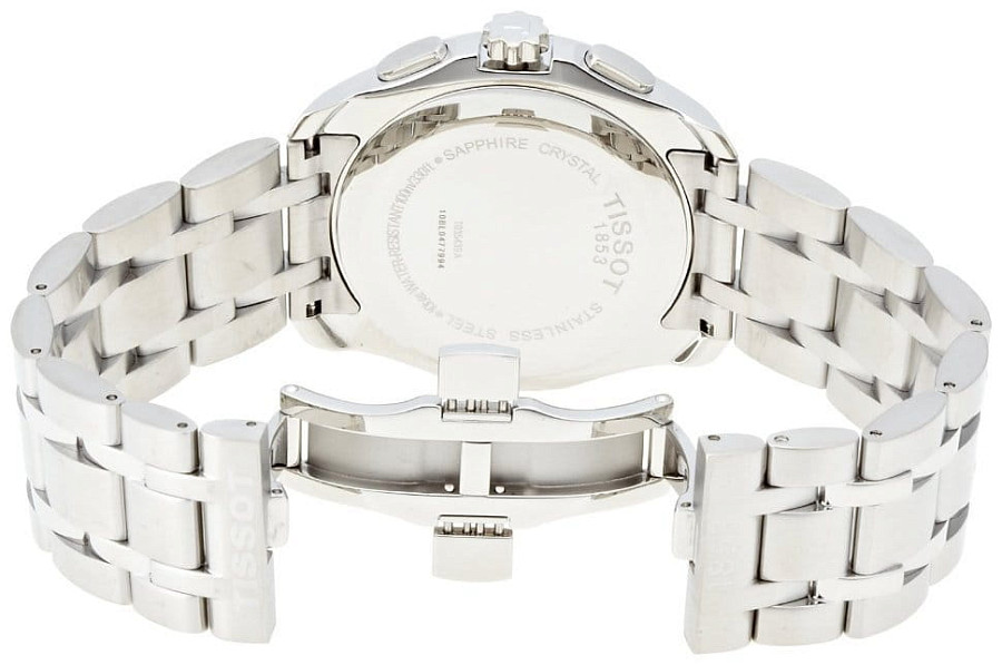 Часы Tissot Couturier GMT T035.439.11.031.00 — сталь металл, Швейцария