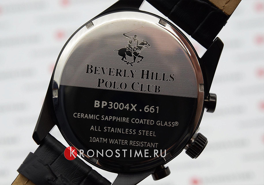 Часы Beverly Hills Polo Club BP3004X.661 — кожаный, мужские