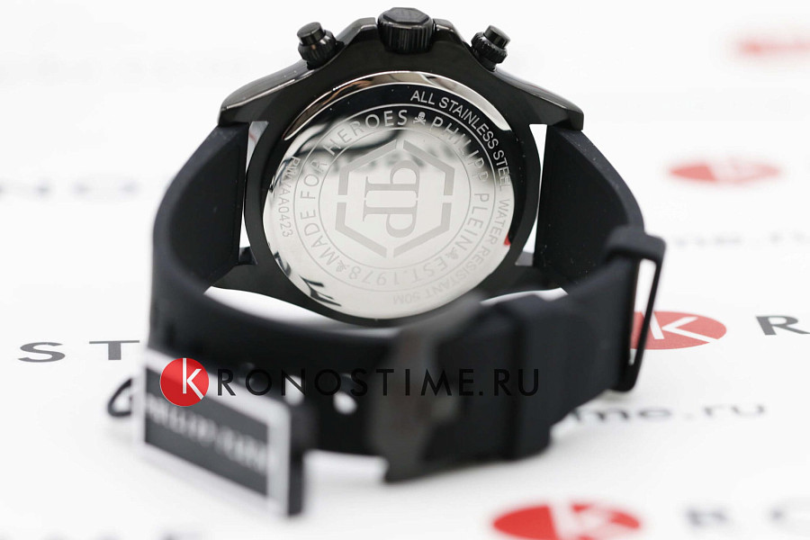 Часы Philipp Plein Nobile Racing PWVAA0423 — черный, сталь металл