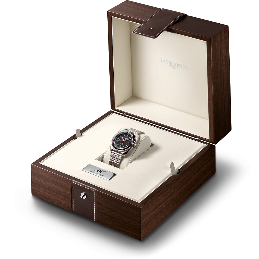 Часы Longines Ultra‑Chron L2.836.4.52.6 — мужские, серебристый