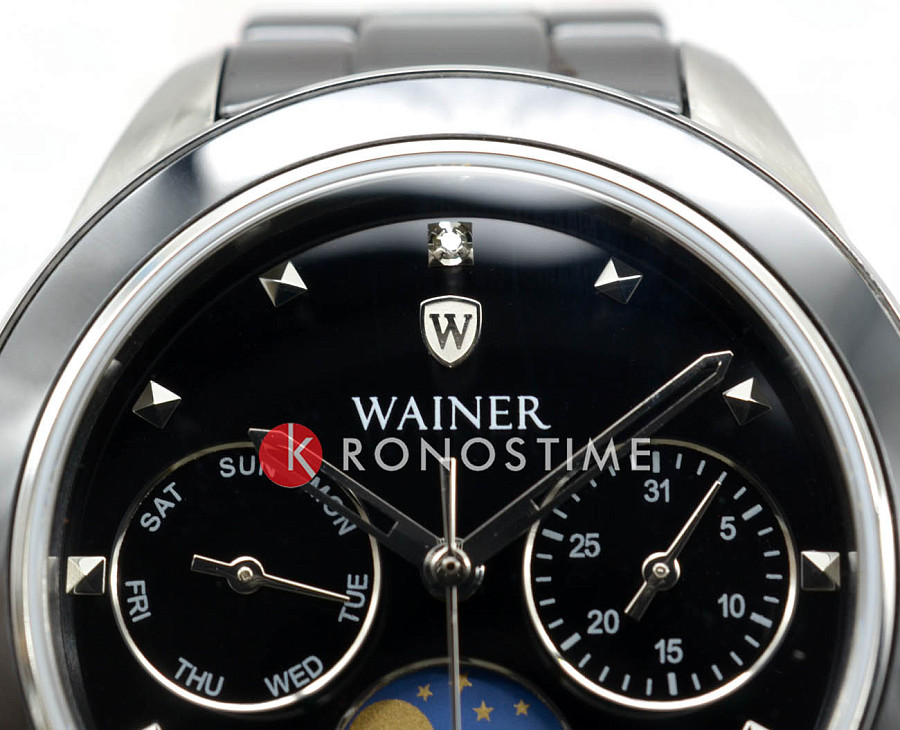 Часы Wainer Diamond WA.18040-A — сталь металл, Швейцария
