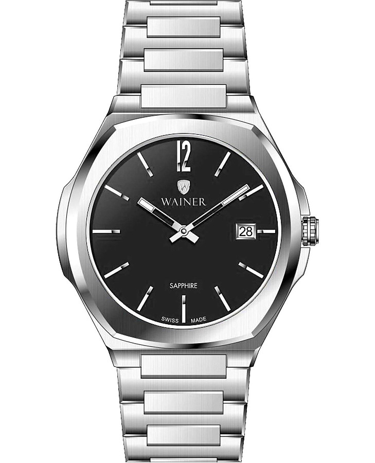 Часы Wainer WA.10240-A — мужские, черный