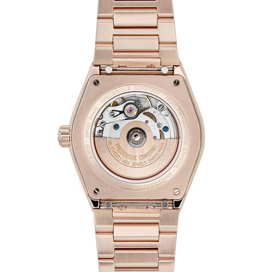 Часы Frederique Constant Highlife Ladies Automatic FC-303VD2NHD4B — золото металл сталь, Швейцария