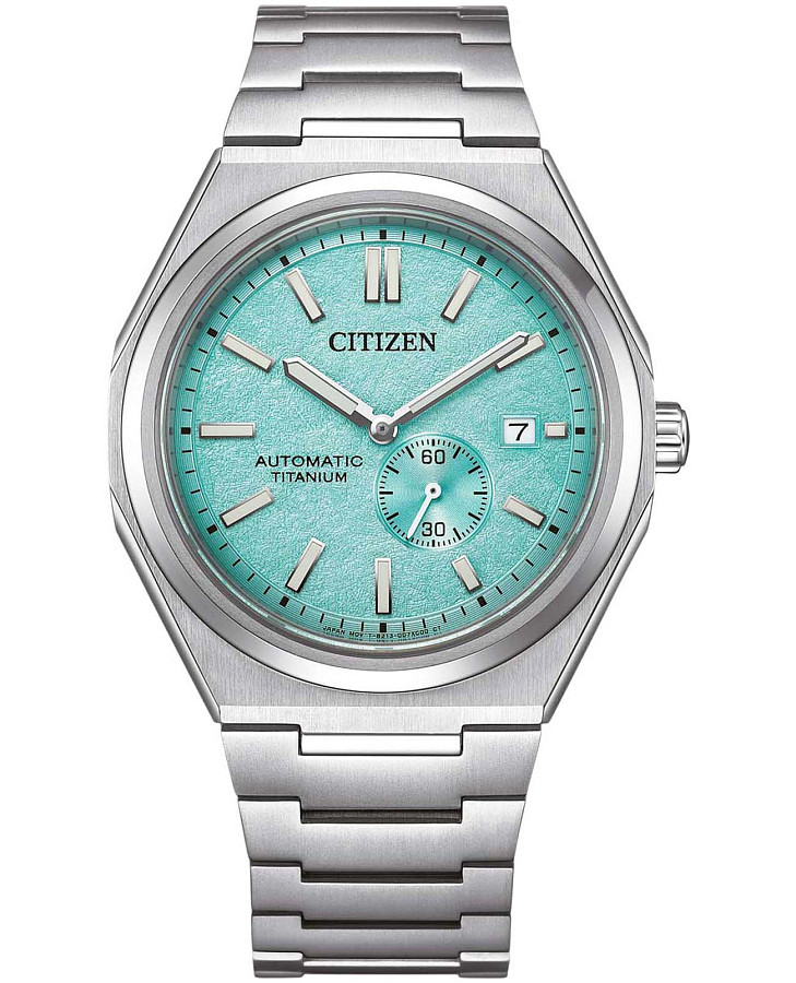 Часы Citizen Super Titanium NJ0180-80M — мужские, бирюзовый