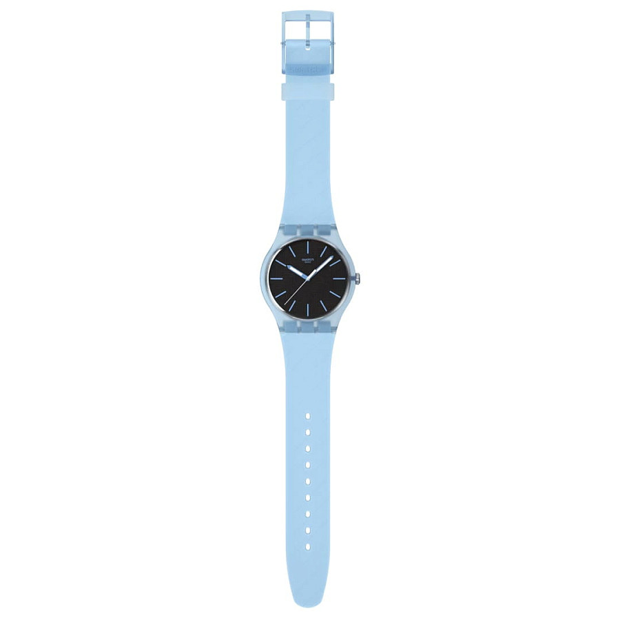 Часы Swatch Blue Moves SO29L101 — мужские, голубой