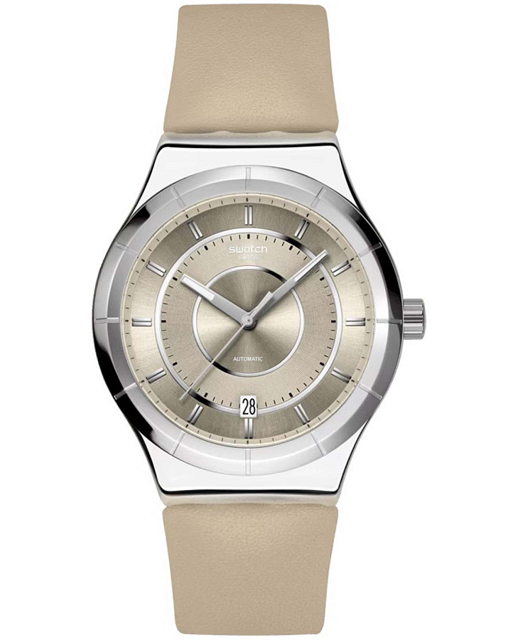 Часы Swatch Irony Sistem51 YIS434 — мужские, бежевый