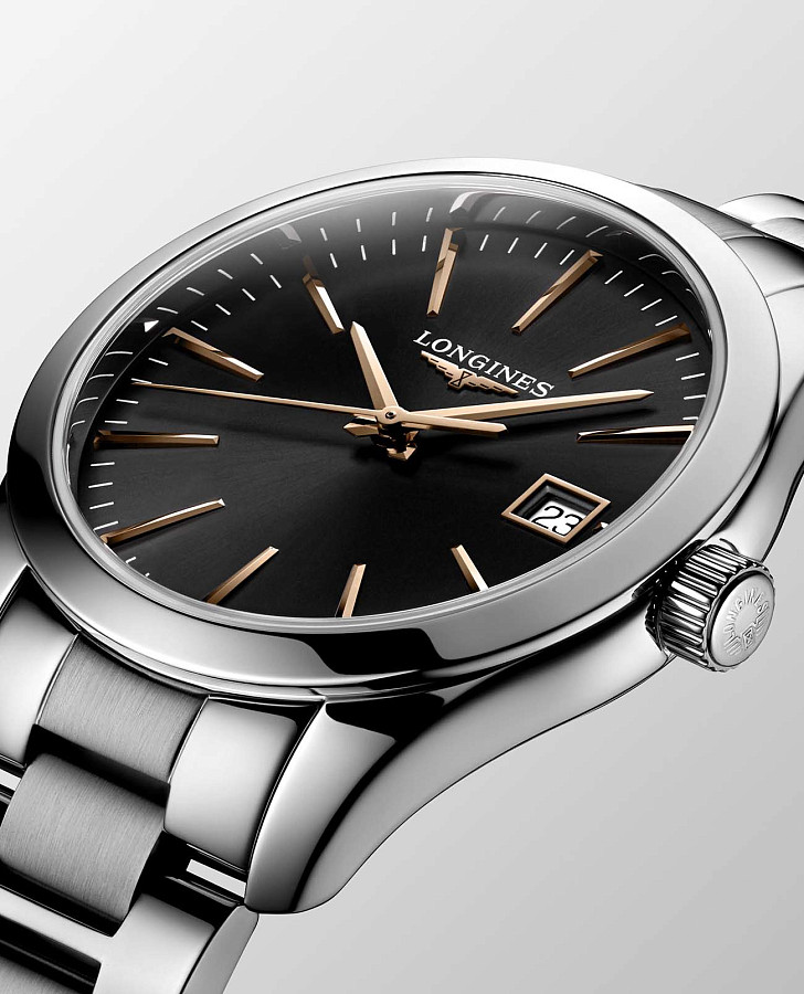 Часы Longines Conquest Classic L2.386.4.52.6 — металл сталь, нержавеющая сталь