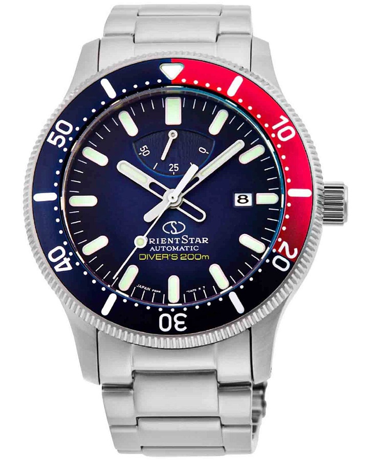 Часы Orient Star RE-AU0306L (RK-AU0306L) — мужские, синий