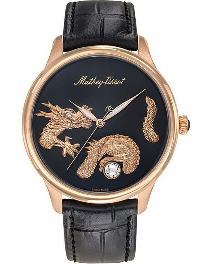 Часы Mathey-Tissot Edmond Automatic Dragon MD1886PN — мужские, черный