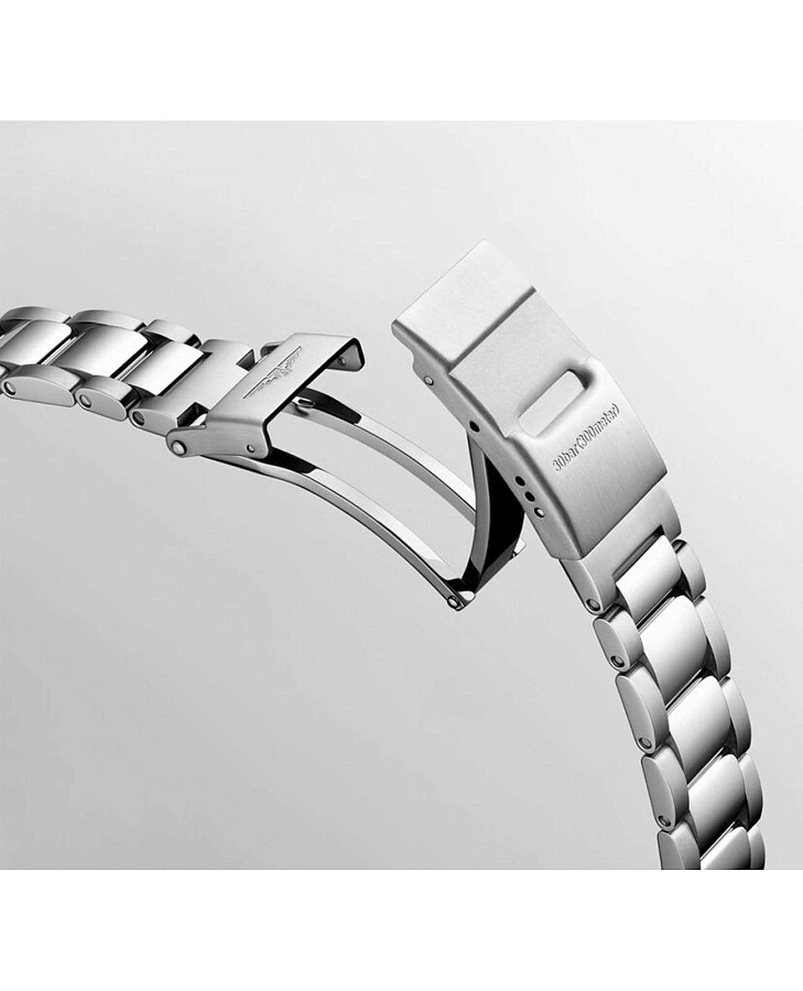 Часы Longines HydroConquest L3.370.4.87.6 — перламутровый, кварцевые