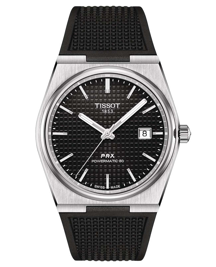Часы Tissot PRX Powermatic 80 T137.407.17.051.00 — мужские, черный